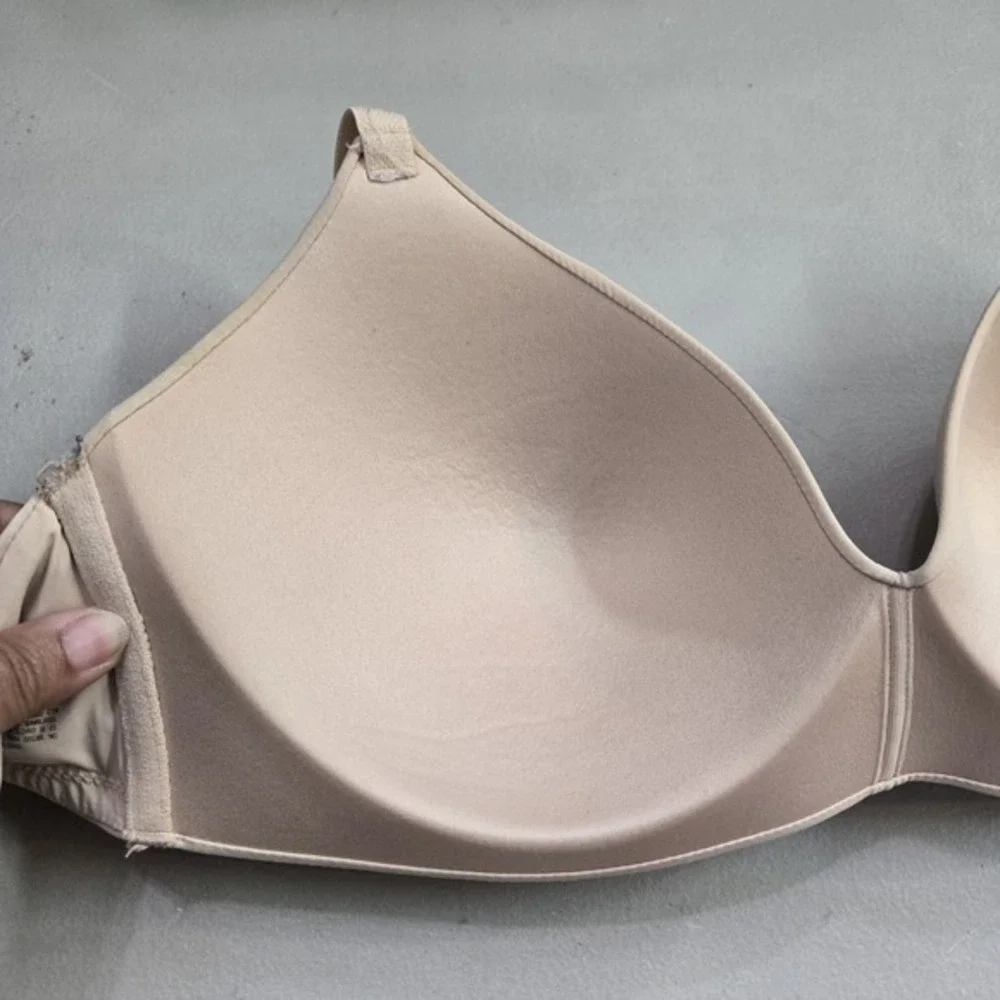 Auden Women Bra 36D Beige The Bliss T‎ Shirt Wireless Multiway Convertible